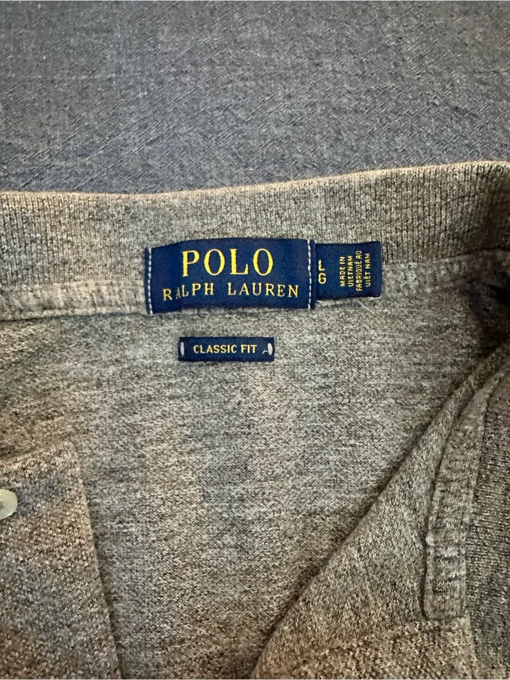 Ralph Lauren Men’s Polo Trio — Navy, White & Gray